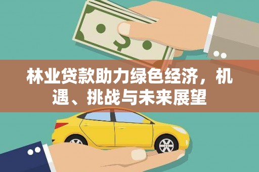 江北林业贷款助力绿色经济，机遇、挑战与未来展望