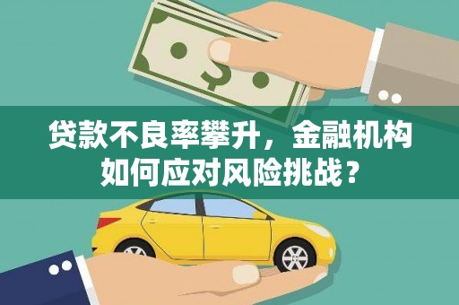 江北贷款不良率攀升，金融机构如何应对风险挑战？