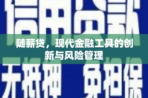 江北随薪贷，现代金融工具的创新与风险管理