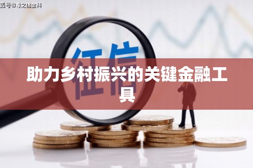 江北助力乡村振兴的关键金融工具