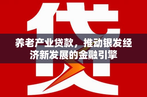 江北养老产业贷款，推动银发经济新发展的金融引擎