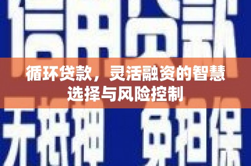 江北循环贷款，灵活融资的智慧选择与风险控制