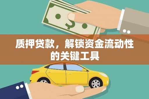 江北质押贷款，解锁资金流动性的关键工具