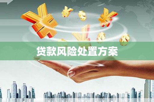 江北贷款风险处置方案