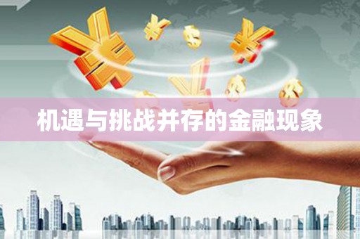 江北机遇与挑战并存的金融现象