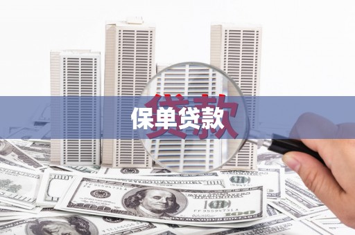 江北保单贷款 江北保单贷款
